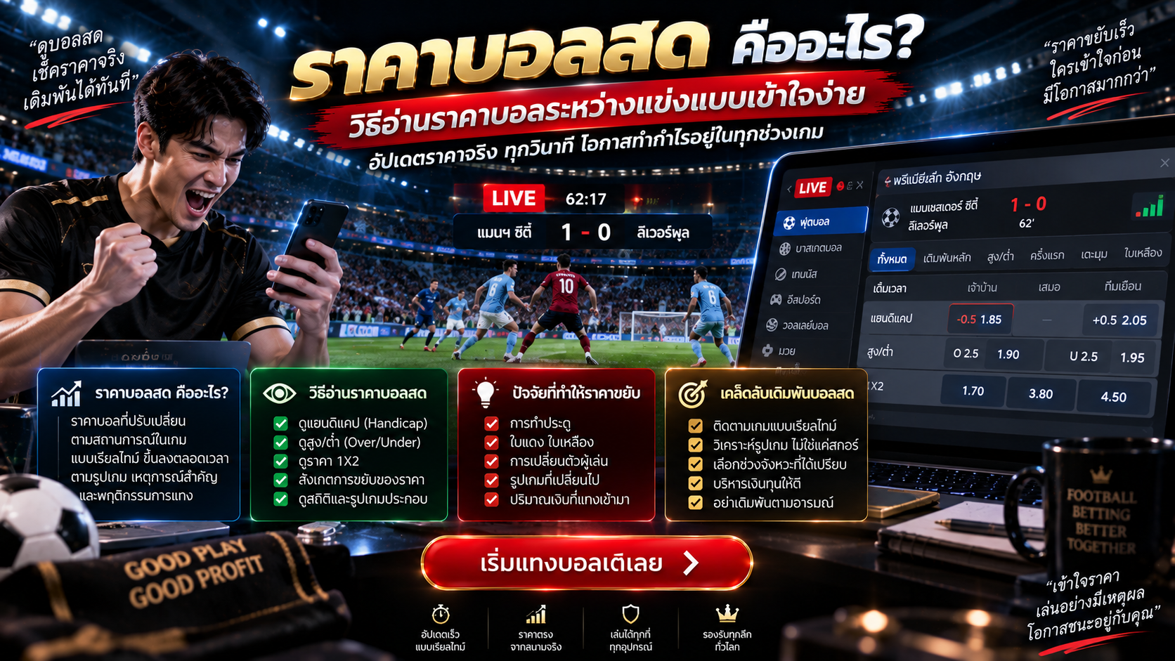 ราคาบอลสด คืออะไร