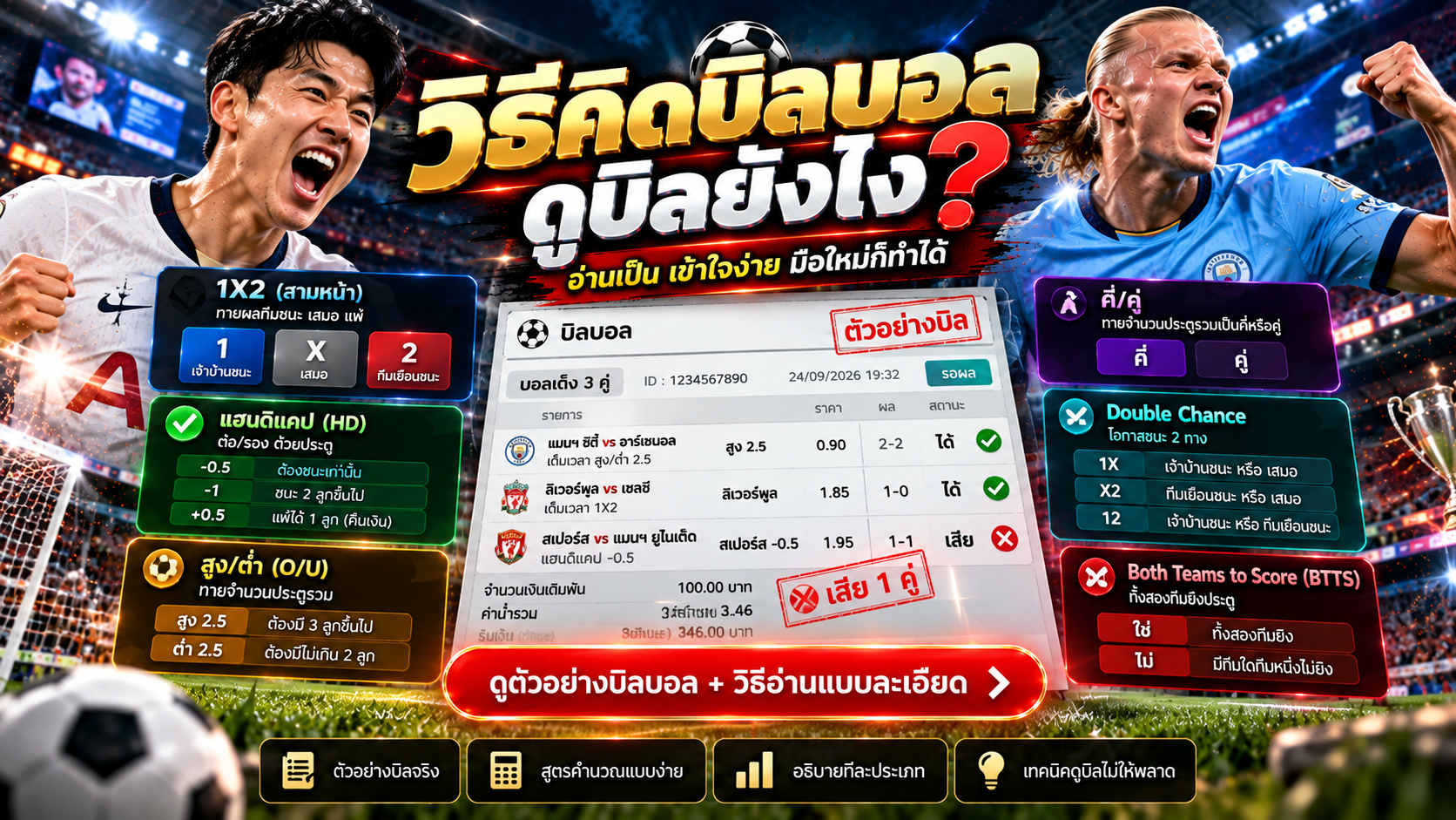 วิธีคิดบิลบอล ดูบิลยังไง